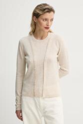 MUNTHE gyapjú pulóver FELYX - bézs 38
