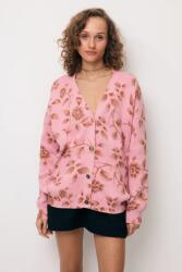 BIZUU pamut kardigán ROSSY - rózsaszín Univerzális méret