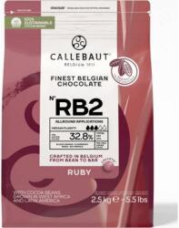Callebaut Csokoládé RB2 Ruby 32, 8% 2, 5 kg - Callebaut (chr.q37rb2.2b.u75)