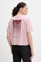 Salewa sportos póló Eagle Sunset - rózsaszín S