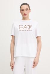EA7 Emporio Armani pamut póló - fehér L - answear - 27 690 Ft