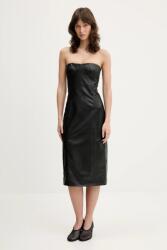 IRO bőrruha - fekete 40