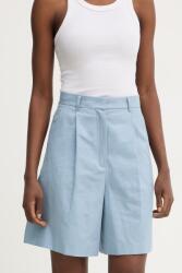 Weekend Max Mara len rövidnadrág ECUBA - kék 38