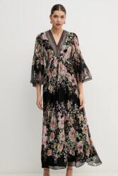 Hale Bob selyemkeverékes ruha Alanna - fekete XS
