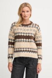 Pepe Jeans pulóver gyapjúkeverékből - barna S