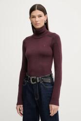 G-Star gyapjú pulóver 0 - burgundia XL