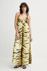 Nanushka selyem ruha DELPHY - sárga M