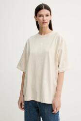 Gestuz pamut póló - bézs L - answear - 18 990 Ft