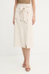 Morgan vászon szoknya - bézs 36