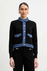 Morgan pamut kardigán MNAKI - fekete XL