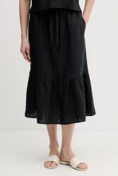 DKNY vászon szoknya - fekete S