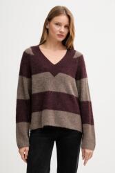 MOS MOSH pulóver gyapjúkeverékből TACI - burgundia S