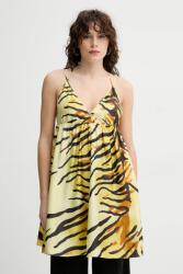 Nanushka selyem ruha CEIL - sárga S