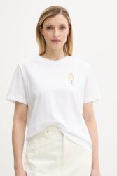 Samsoe Samsoe pamut póló SACAMINO - fehér L - answear - 19 990 Ft