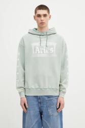 Aries pamut melegítőfelső Aged Ancient Column Hoodie - türkiz XL