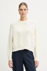 MAX&Co. MAX&Co. pulóver gyapjúkeverékből MCOZUPPA - bézs XL