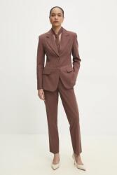 Answear. LAB egyenes szárú kösztumnadrág - barna XS