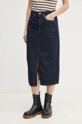 Pepe Jeans farmer szoknya MIDI SKIRT HW - sötétkék XS