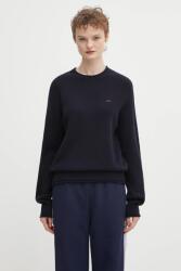 Lacoste gyapjú pulóver - sötétkék 38