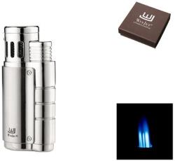 WinJet Escape 3-as szúrólángos szivargyújtó kihajtható szivarfúróval - króm (A-221550)