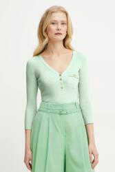 Elisabetta Franchi pulóver selyemkeverékből - türkiz 42