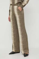 Twinset nadrág - bézs 40 - answear - 53 990 Ft