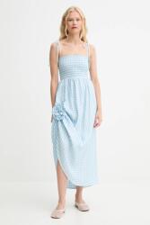 The Sleeper vászon ruha - kék S - answear - 77 990 Ft