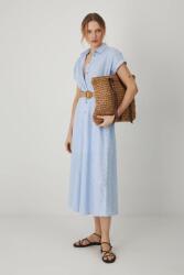 MEDICINE vászon ruha - kék L