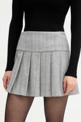 Max&Co MAX&Co. szoknya gyapjúkeverékből - szürke 42
