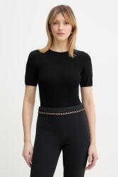 Silvian Heach t-shirt CHAGI - fekete L