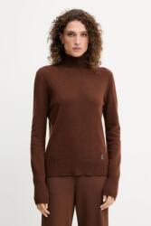 Patrizia Pepe gyapjú pulóver - barna 36