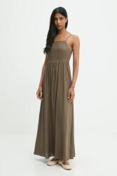 ANSWEAR vászonruha - zöld L - answear - 27 990 Ft