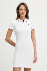 U. S. Polo Assn U. S. Polo Assn. pamut ruha POLO DRESS - fehér M