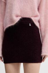 Patrizia Pepe szoknya gyapjúkeverékből - burgundia 40