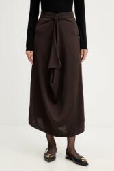 Liviana Conti gyapjú szoknya - barna S