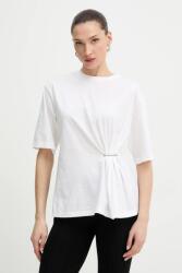 Twinset pamut póló - bézs XS - answear - 42 990 Ft