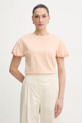 Twinset pamut póló - bézs M - answear - 38 990 Ft