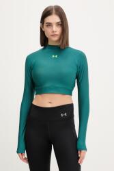 Under Armour edzős hosszú ujjú HeatGear Crop - türkiz XS