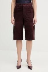 Marella velúr rövidnadrág SCOGLIO - burgundia 40