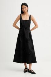 MUNTHE pamut ruha RONIA - fekete 36