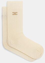 Elisabetta Franchi pamut zokni - bézs M - answear - 36 990 Ft