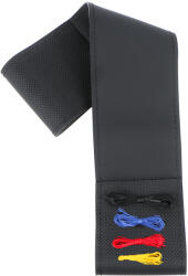  Kormányvédő huzat fekete, 4 féle cérnával (KVUN1)