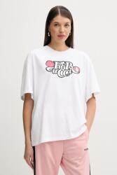 Fiorucci pamut póló Curly Lollipop Logo Boxy Fit T-Shirt - fehér M