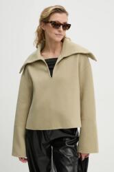 Nanushka gyapjú pulóver MAXE - bézs XS