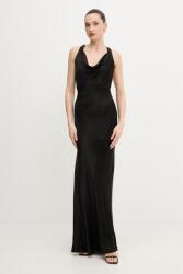 Bardot viszkóz ruha - fekete L