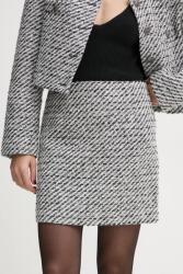 Gestuz szoknya gyapjú keverékből - fehér 40