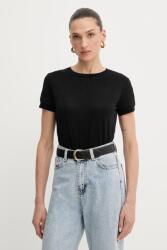 Patrizia Pepe t-shirt - fekete 38 - answear - 44 990 Ft