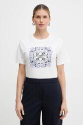 Weekend Max Mara pamut póló WEST - fehér XS