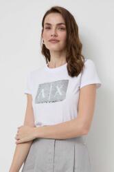 Giorgio Armani pamut póló - fehér L - answear - 16 090 Ft
