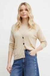 Weekend Max Mara gyapjú kardigán - bézs L